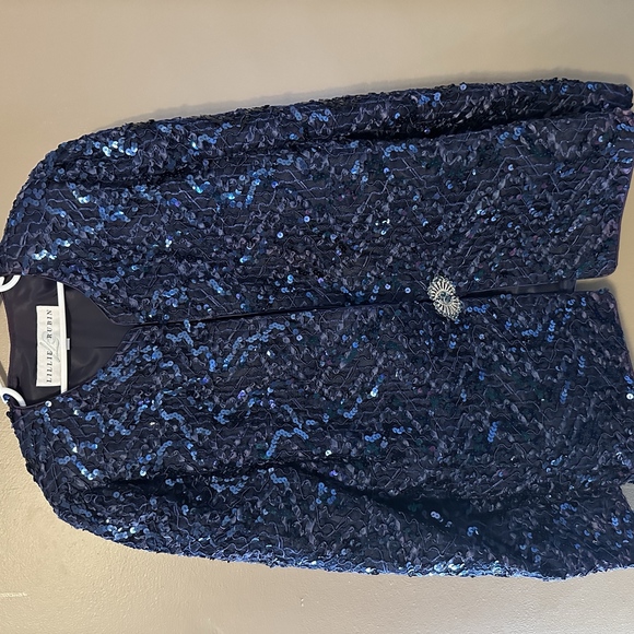 Vintage sequence Lillie Rubin blazer size 10 - Picture 1 of 2